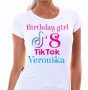 Детска тениска за рожден ден с име, снимка 1 - Детски тениски и потници - 32028336