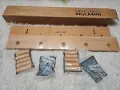 Нов Комплект Стенни Закачалки от Бамбук LARHN (2 броя, 10 куки), снимка 2