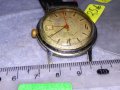 ПОЛЕТ 17 КАМЪКА Стар РУСКИ КОЛЕКЦИОНЕРСКИ СССР МЪЖКИ МЕХАНИЧЕН ЧАСОВНИК с КОЖЕНА КАИШКА 35324, снимка 4