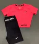 Nike Дамски Спортен Комплект Тениска И Клин🔝Дамски Спортен Екип Найк - Различни Цветове Код LFS335, снимка 5