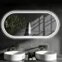 Овално LED огледало за баня XRAMFY 152 × 66 см, снимка 1