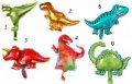 Различни динозаври динозавър малък фолио фолиев балон хелий въздух парти, снимка 1 - Други - 26289223