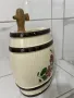 Ръчно Handarbeit Порцеланово буре за уиски  Германия от 70-те години , снимка 15