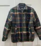 Карирано палто / яке тип бомбър ZARA с буква "C"  размер  9-10 , 140 см, снимка 1