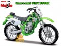 Kawasaki KLX 250SR 1:18 Maisto - мащабен модел мотоциклет, снимка 1 - Коли, камиони, мотори, писти - 38781300