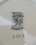 Антикварна Schumann Bavaria голяма барокова чиния 40-те Германия, снимка 6