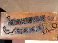 Лот БРОНЗОВИ ВЪЗРОЖДЕНСКИ НАКИТИ За ФОЛКЛОРНА НОСИЯ Майсторска Стара Ажурна Изработка с ПОСРЕБРЯВАНЕ, снимка 6