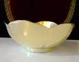Бронзова салатиера,фруктиера,купа,цвете. , снимка 5