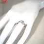 Пръстен с платинено покритие 221065, снимка 4