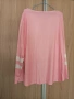 Макси розова, леко асиметрична блуза , снимка 4