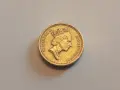 Монета 1997  Великобритания 1 pound (English 3 Lions) - Elizabeth II 3rd portrait , снимка 4