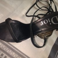 Сандали Christian Dior  размер 36 1/2, снимка 9 - Дамски елегантни обувки - 29342159