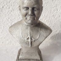 Йоан Павел II, папа бюст метал, снимка 7 - Декорация за дома - 39209922