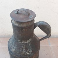 стар възрожденски гюм метален - 4 литров , снимка 4 - Антикварни и старинни предмети - 38571794