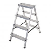 Двустранна алуминиева стълба 125кг. различни размери, снимка 2 - Строителни материали - 26085354