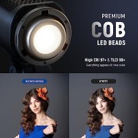 Мини COB осветление за фотография 130W NEEWER 12 ефекта 200K lux преносимо, снимка 4 - Чанти, стативи, аксесоари - 42527869