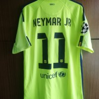 Barcelona Neymar Jr Nike 2014/2015 Third CL оригинална тениска фланелка Барселона Неймар размер L, снимка 1 - Тениски - 42801664