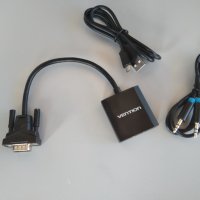 VGA TO HDMI АДАПТЕР/ПРЕХОДНИК, снимка 3 - Лаптоп аксесоари - 31767995