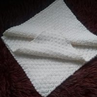 Одеялце бебешко( пелена)+бебешки терлички, снимка 1 - Спално бельо и завивки - 35064051