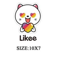  Likee лого термо щампа апликация картинка за дреха, снимка 2 - Други - 30909604