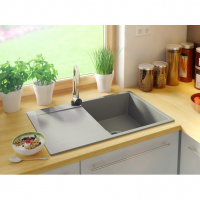Кухненска Мивка от гранит модел Сан Франциско Smart 780 x 500 mm - сива, снимка 3 - Други - 36517910