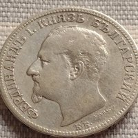 Сребърна монета 2 лева 1891г. Фердинанд първи Княз Български за КОЛЕКЦИОНЕРИ 40842, снимка 7 - Нумизматика и бонистика - 42832280