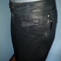 Дизйнерски панталон с кожен ефект "Kello"® / голям размер , снимка 3 - Панталони - 15475101