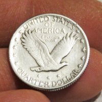 Рядък сребърен американски долар сребърен долар  QUARTER DOLLAR - 1928 г. - за колекционери, снимка 5 - Нумизматика и бонистика - 31553071