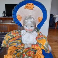 Стара кукла за Самовар #12, снимка 2 - Антикварни и старинни предмети - 44534199