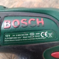 Винтоверт BOSCH 12V Комолект: боди, батерия и зарядно. Made in GERMANY Цена 79лв / тел. 0897553557 И, снимка 5 - Винтоверти - 44306570