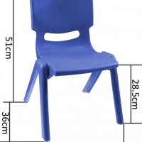 Детски стол с размери 53х26х26см, височина на седалката 27см. , снимка 3 - Столове - 36747471