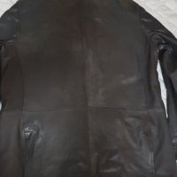 Черно мъжко яке от мека естествена кожа  марка Joop  в отлично състояние-220лв , снимка 7 - Якета - 39641365