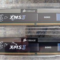 Памет Corsair XMS3 8GB (KIT 2x4GB), DDR3, 1600MHz, C9, снимка 3 - RAM памет - 42364739