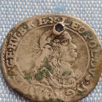 Сребърна монета 6 кройцера 1671г. Леополд първи Кремниц Унгария 12217, снимка 1 - Нумизматика и бонистика - 42915324