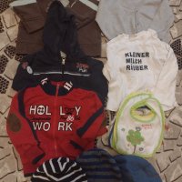 Лот детски дрешки за момченце р.74/80, снимка 4 - Бебешки якета и елеци - 34933238