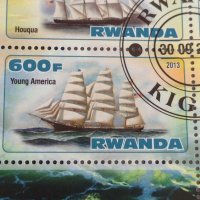 Пощенски марки чиста комплектна серия Кораби,Сърфове поща Руанда за колекционери 29813, снимка 4 - Филателия - 37690377