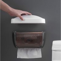Водоустойчиво чекмедже за тоалетна хартия с поставка за телефон за баня, снимка 2 - Органайзери - 44497977