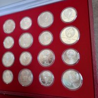 Колекция сребърни монети 5 и 10 рубли Олимпиада Москва 1980г., снимка 4 - Нумизматика и бонистика - 37285541
