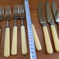 Руски прибори за хранене вилици ножове, снимка 7 - Антикварни и старинни предмети - 36771212