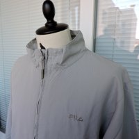 Fila Grey Track Jacket - мъжко сиво спортно горнище размер XL , снимка 3 - Спортни дрехи, екипи - 44350949