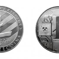 25 Лайткойн монета / 25 Litecoin ( LTC ) - Сребрист, снимка 2 - Нумизматика и бонистика - 39152903