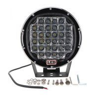 Халоген 22СМ - КРЪГЪЛ, LED прожектор, 96W, 12V - 24V, 6000k, 1бр, снимка 1 - Аксесоари и консумативи - 42029274