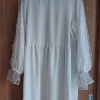 AYNAZ - бяла рокля, снимка 1 - Рокли - 40531038