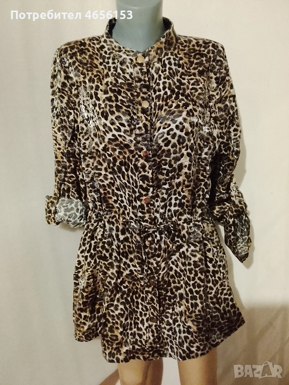 ДАМСКА РОКЛЯ принт размер XL / XXL , снимка 1