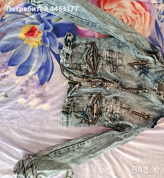 Дамско дънково яке , снимка 1