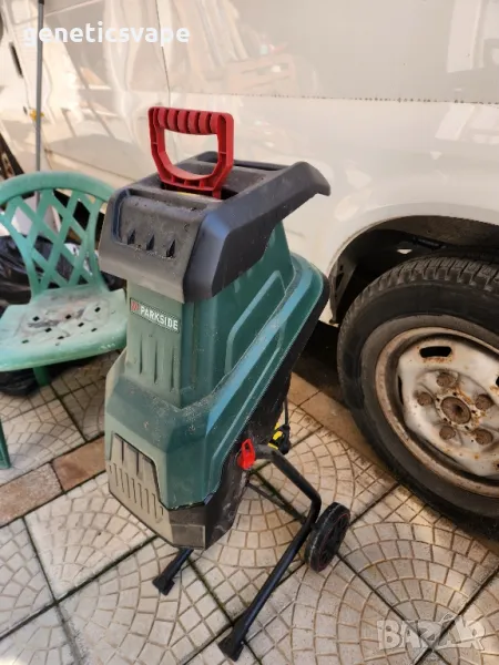 Градински шредер за клони, градинска дробилка parkside, снимка 1