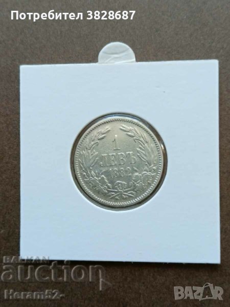 1 лев 1882 г., снимка 1