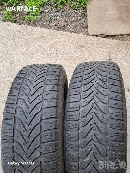 Продавам 2 железни джанти с гуми 4x108 63.4мм за форд, снимка 1