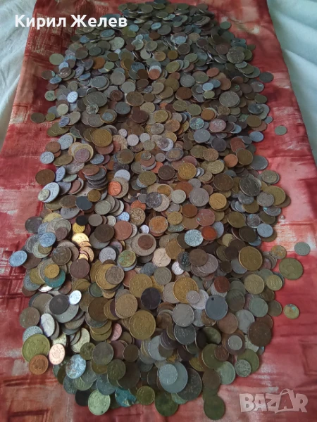 Монети от цял свят 5,400 броя 20 кила , снимка 1