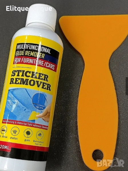 Премахващ спрей за стикери и лепила с инструмент за стъргане – 120мл, снимка 1